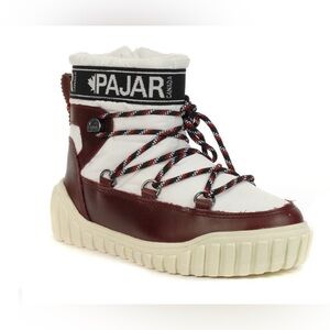 NWT Pajar Mavora 2.0 Oxblood/White Winter Boots Size 7-7.5